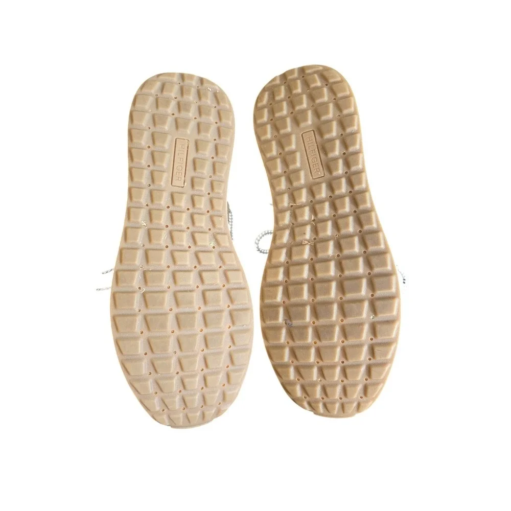Tommy Hilfiger Mens Lew Sneaker Tan Knit‎ Mesh Lace Up 11